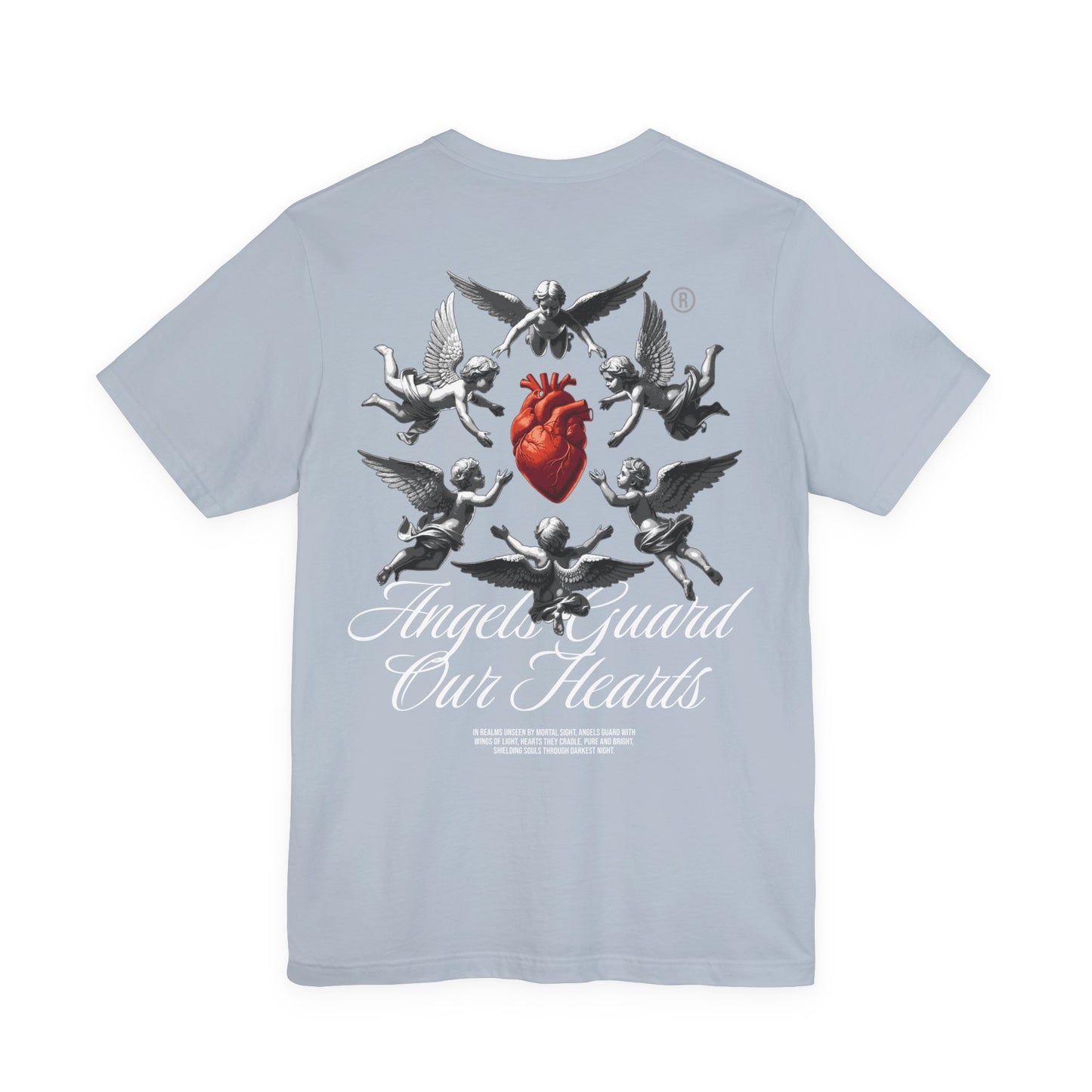 Heart on the front | Angel guard my heart on the back| graphic |Unisex