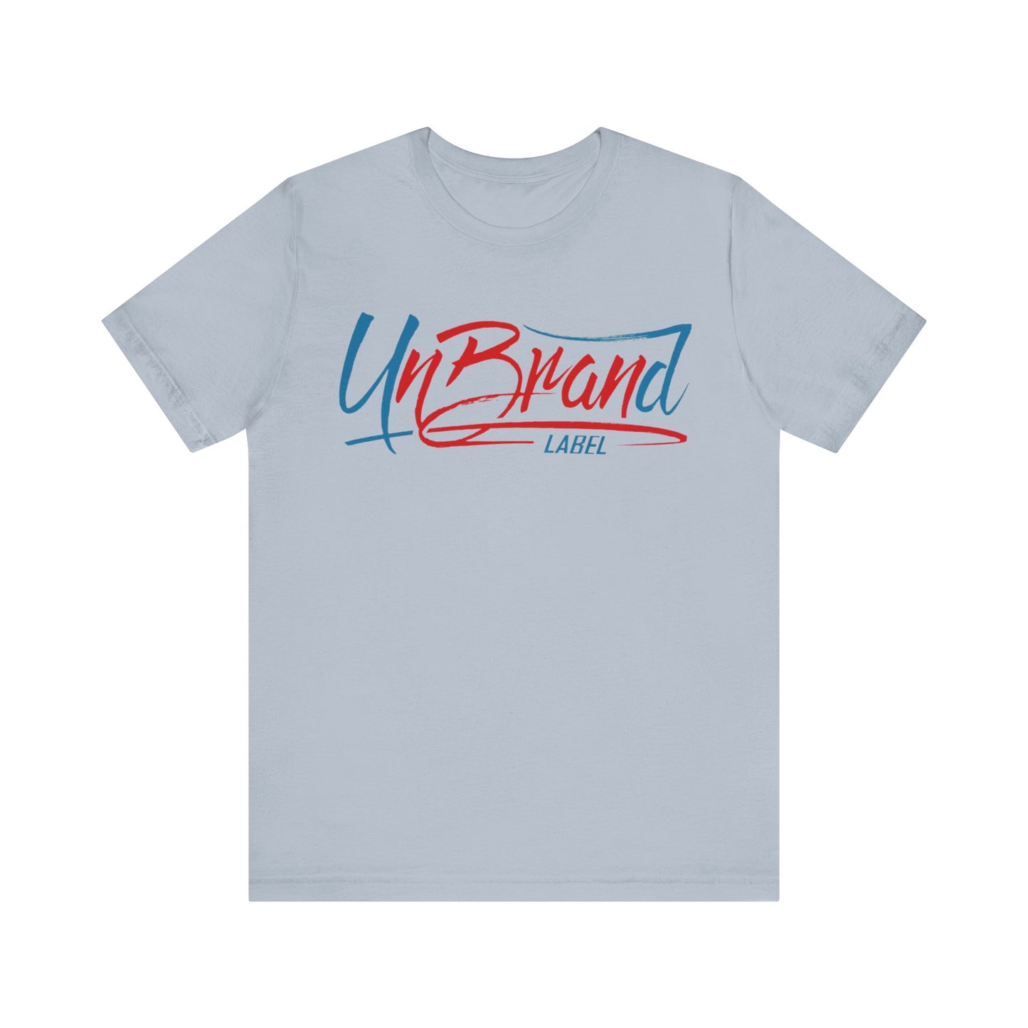 UnBrand Label Graphic Tee — Retro Script Logo T‑Shirt