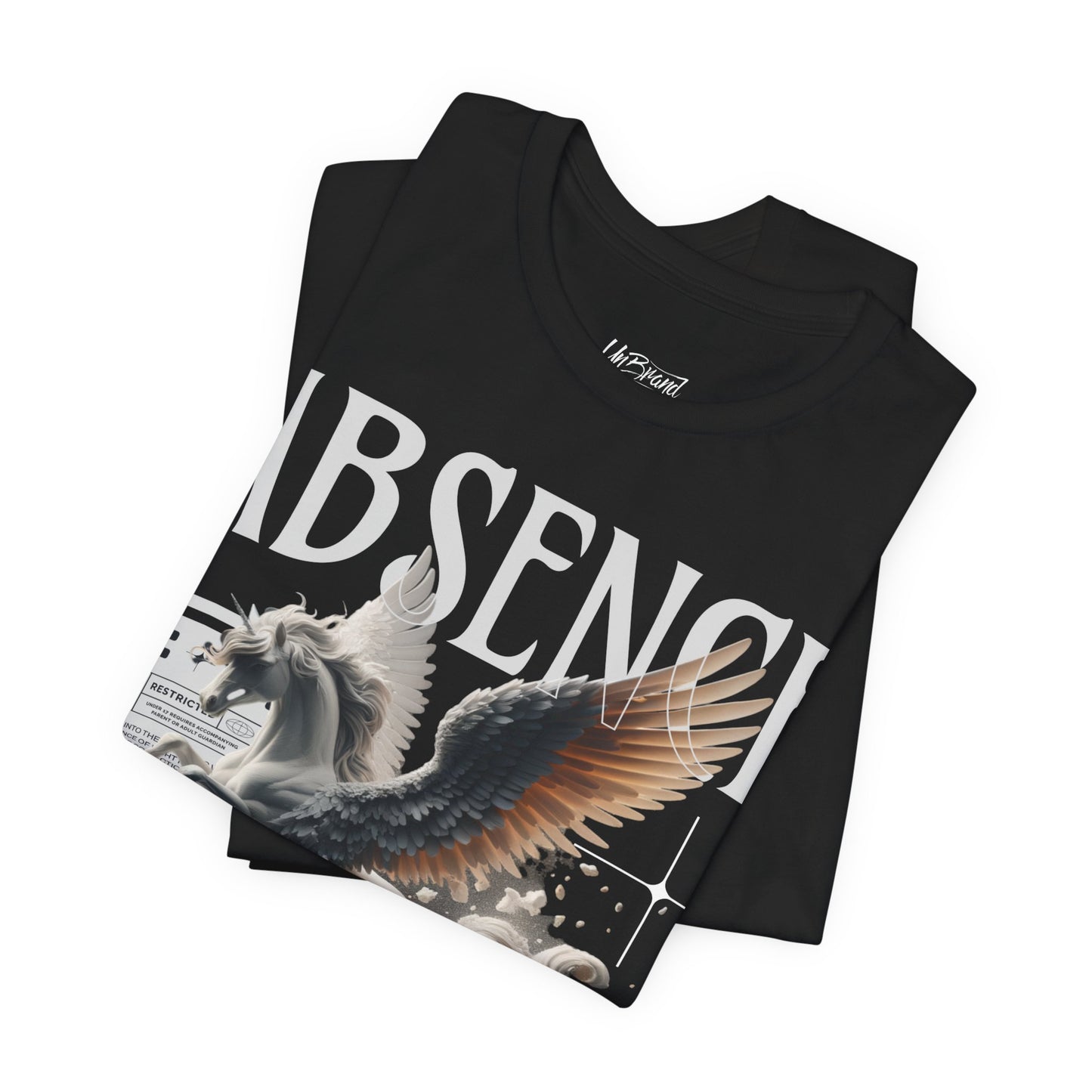 Pegasus Graphic Tee — 'Absence of Light' Vintage Mythic Horse T-Shirt