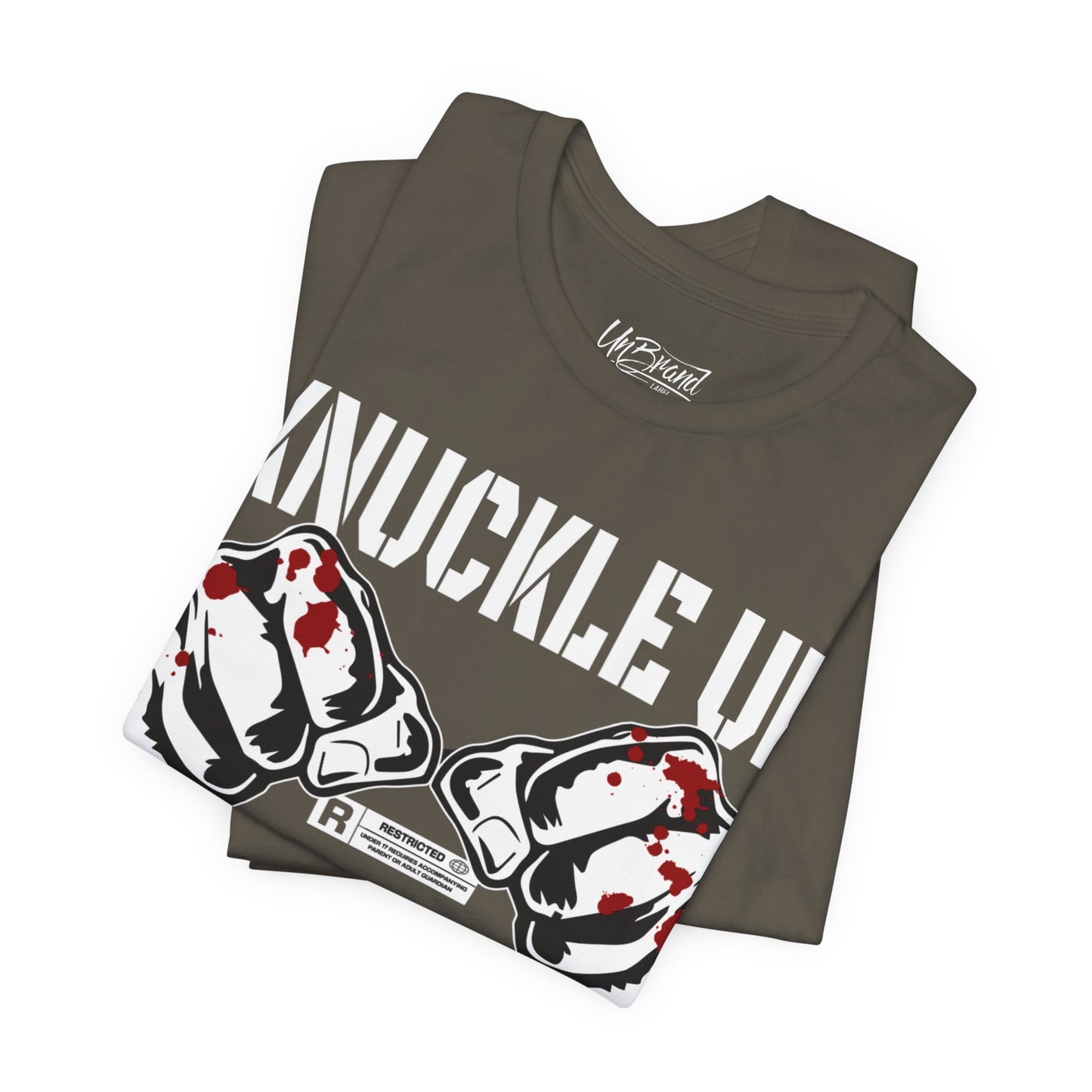 Knuckle Up fists graphic Tee | Don't Be Scared boxing design