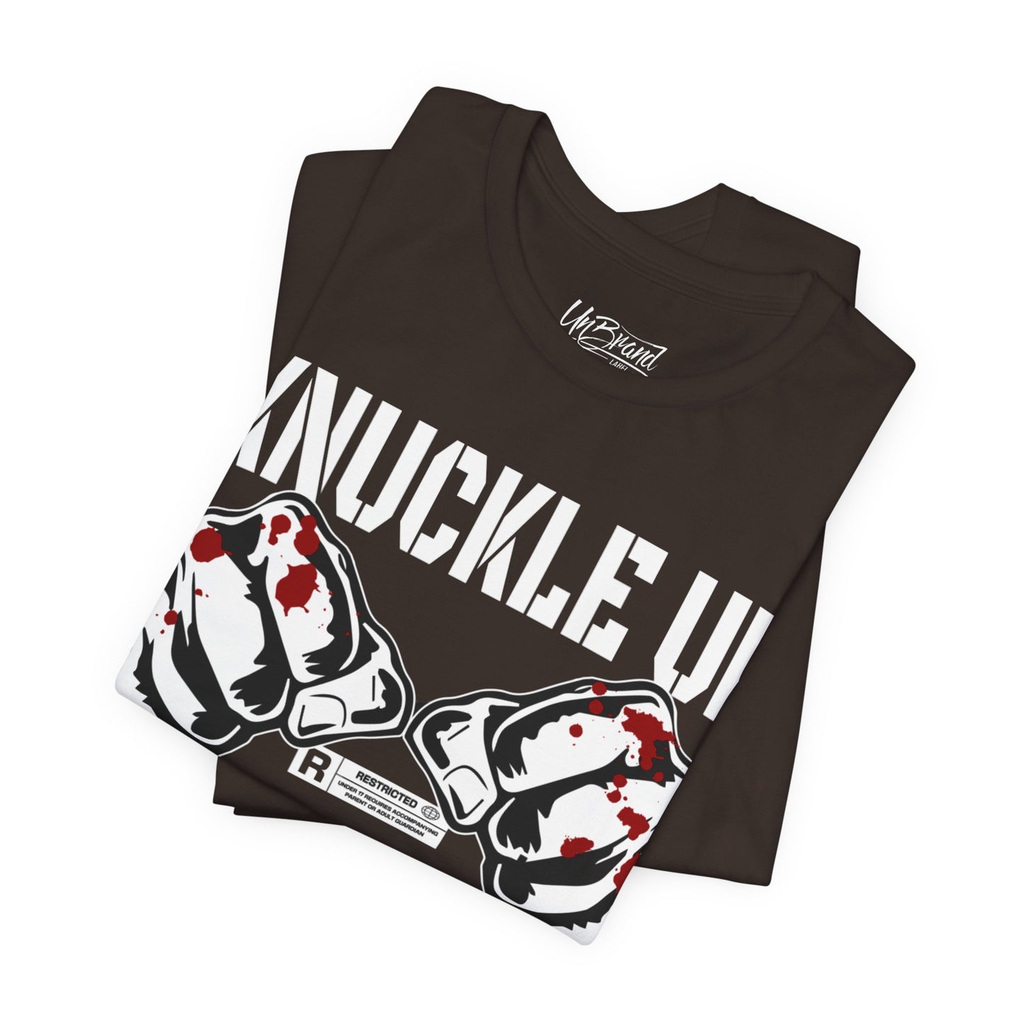 Knuckle Up fists graphic Tee | Don't Be Scared boxing design