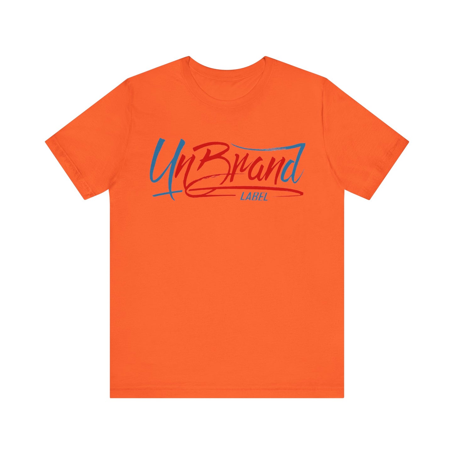 UnBrand Label Graphic Tee — Retro Script Logo T‑Shirt