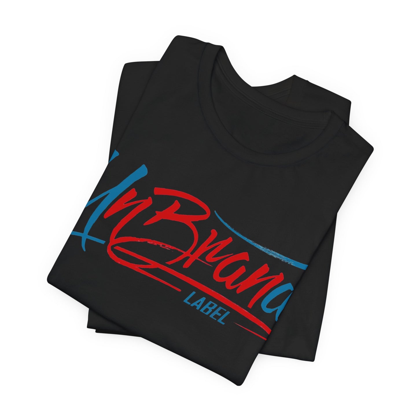 UnBrand Label Graphic Tee — Retro Script Logo T‑Shirt