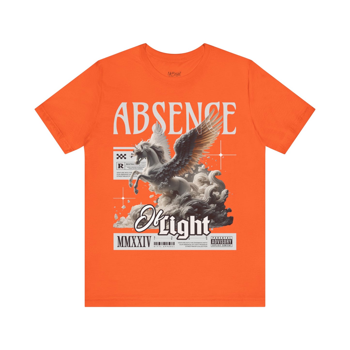 Pegasus Graphic Tee — 'Absence of Light' Vintage Mythic Horse T-Shirt