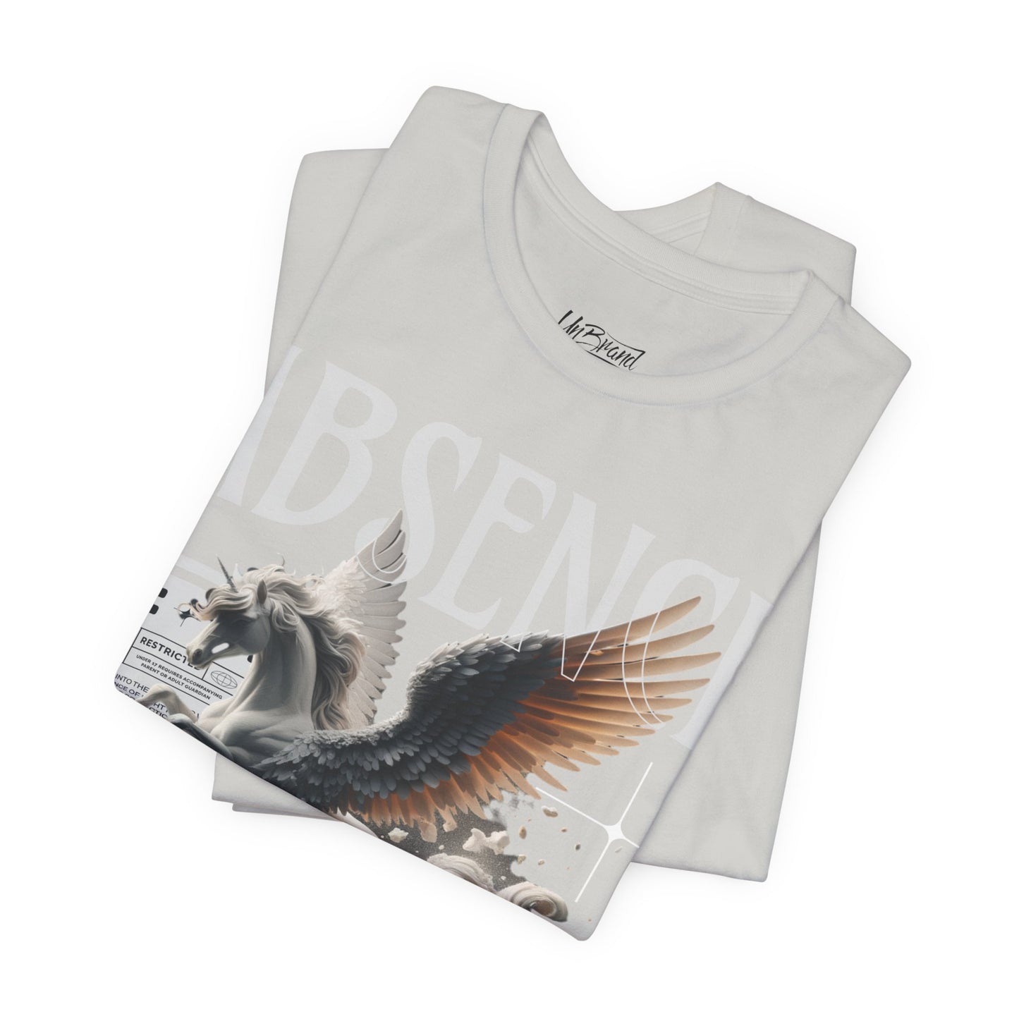 Pegasus Graphic Tee — 'Absence of Light' Vintage Mythic Horse T-Shirt