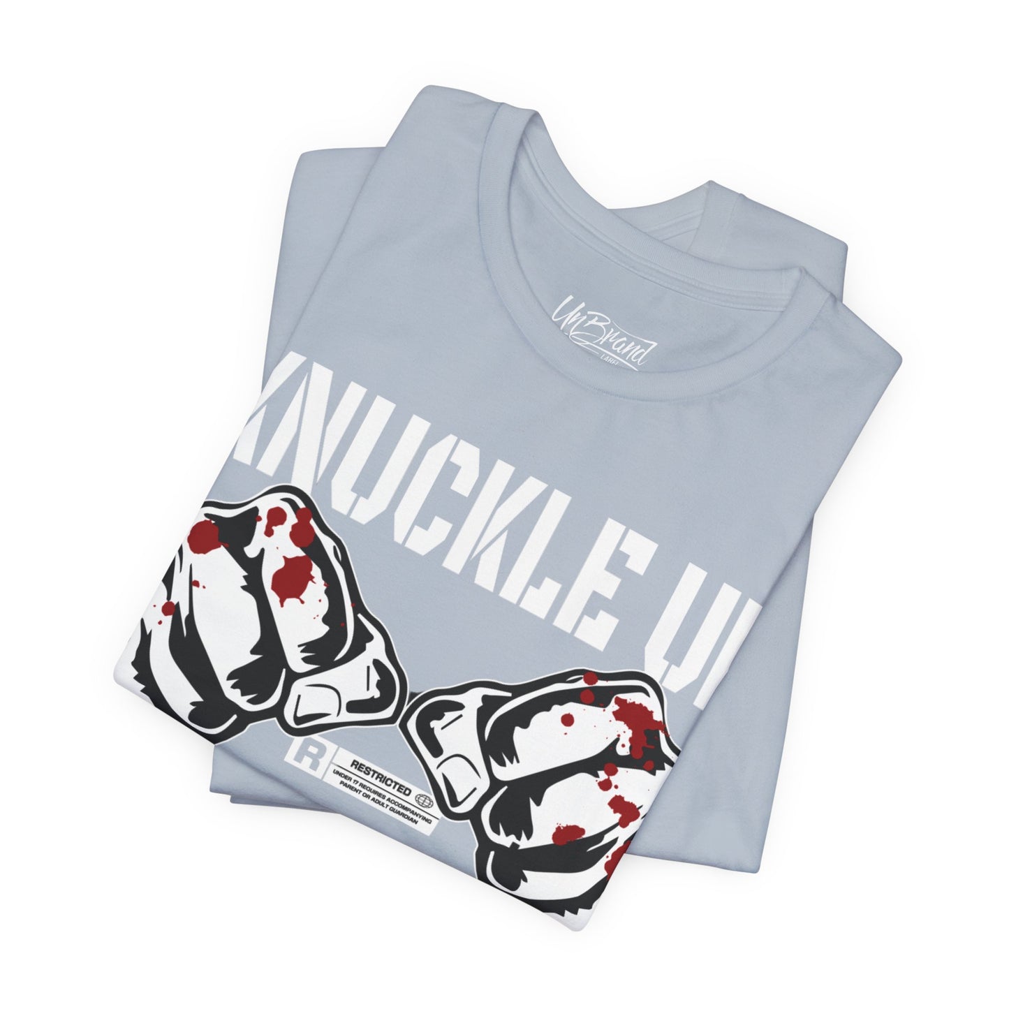 Knuckle Up fists graphic Tee | Don't Be Scared boxing design