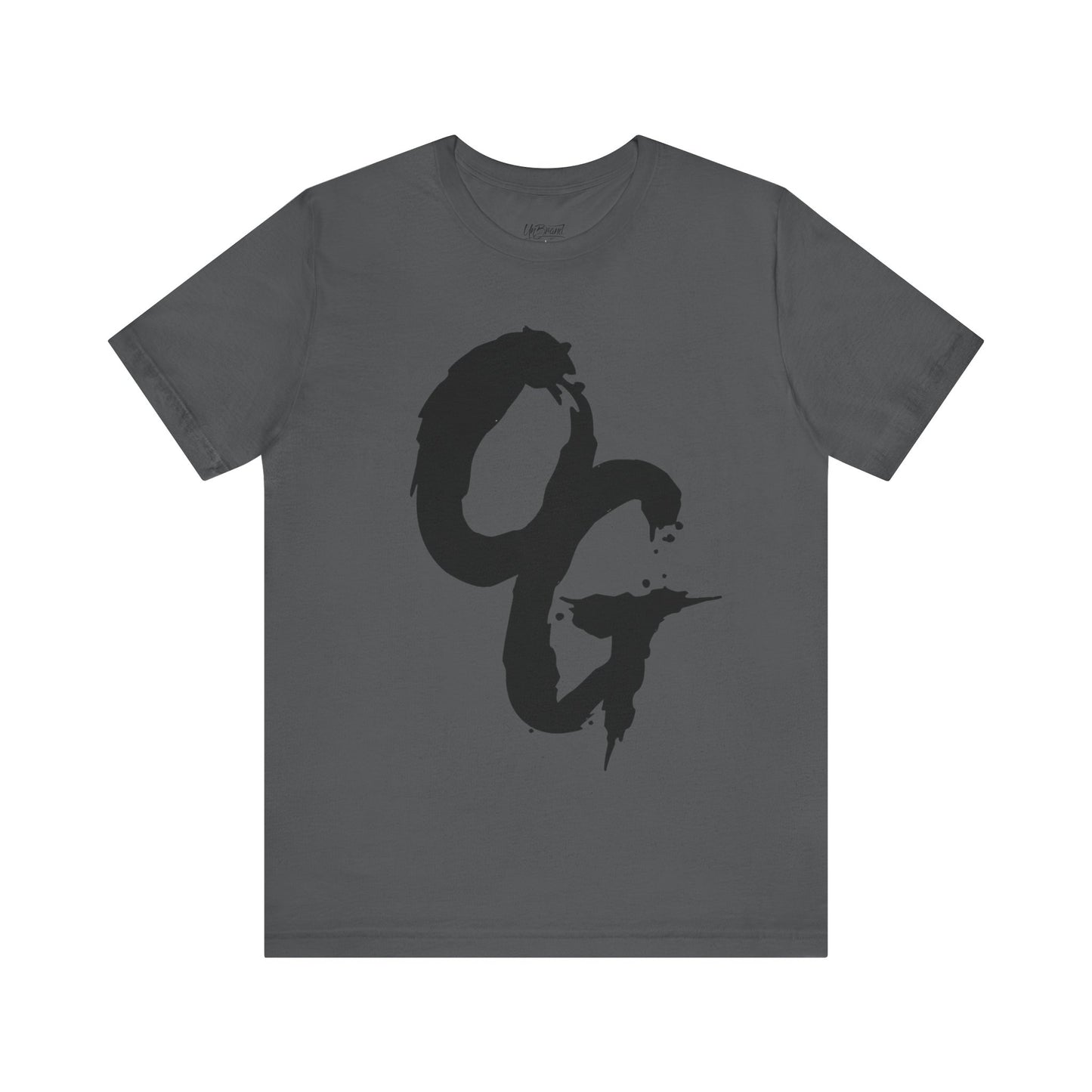 OG Brushstroke Tee | Black Calligraphy Logo T-Shirt