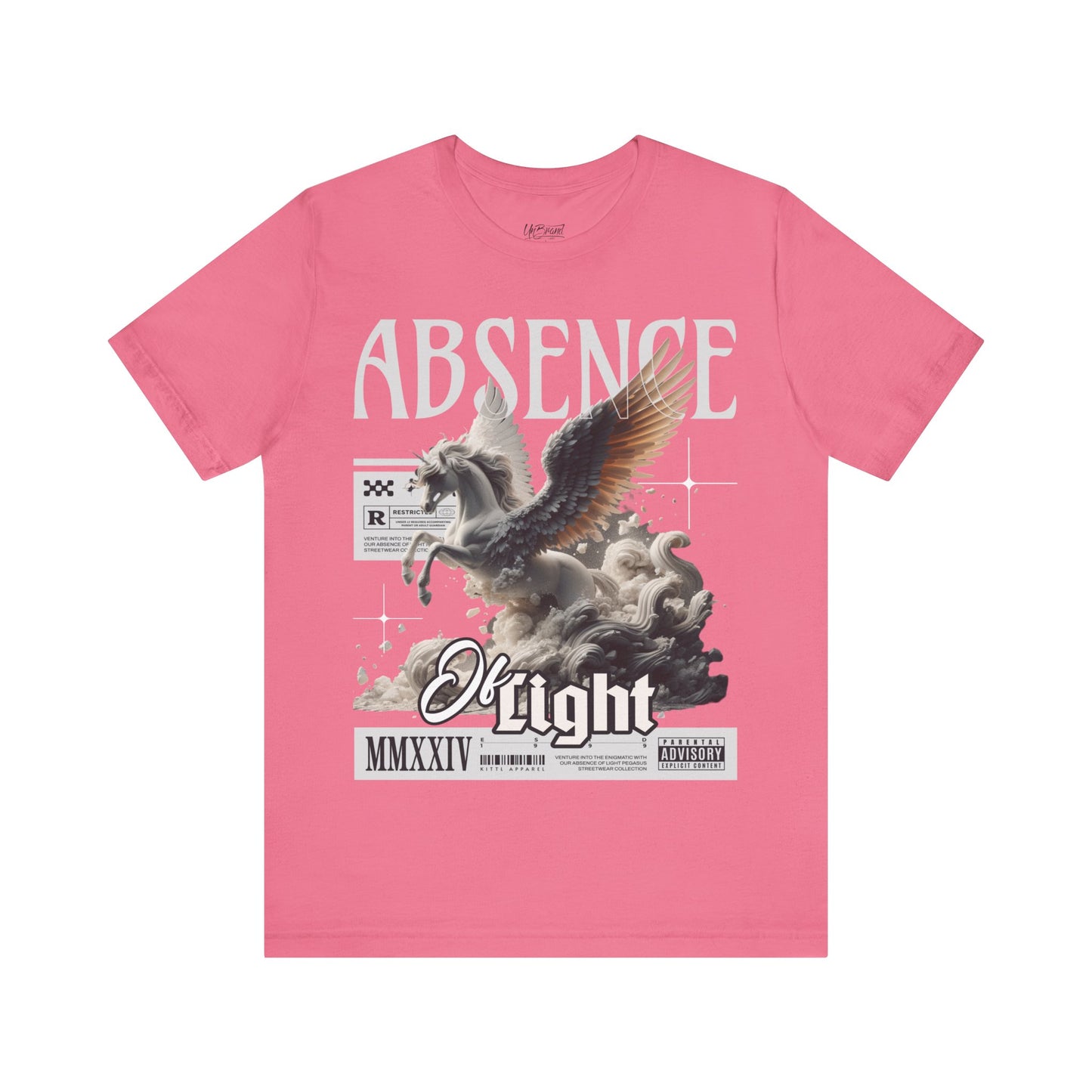 Pegasus Graphic Tee — 'Absence of Light' Vintage Mythic Horse T-Shirt