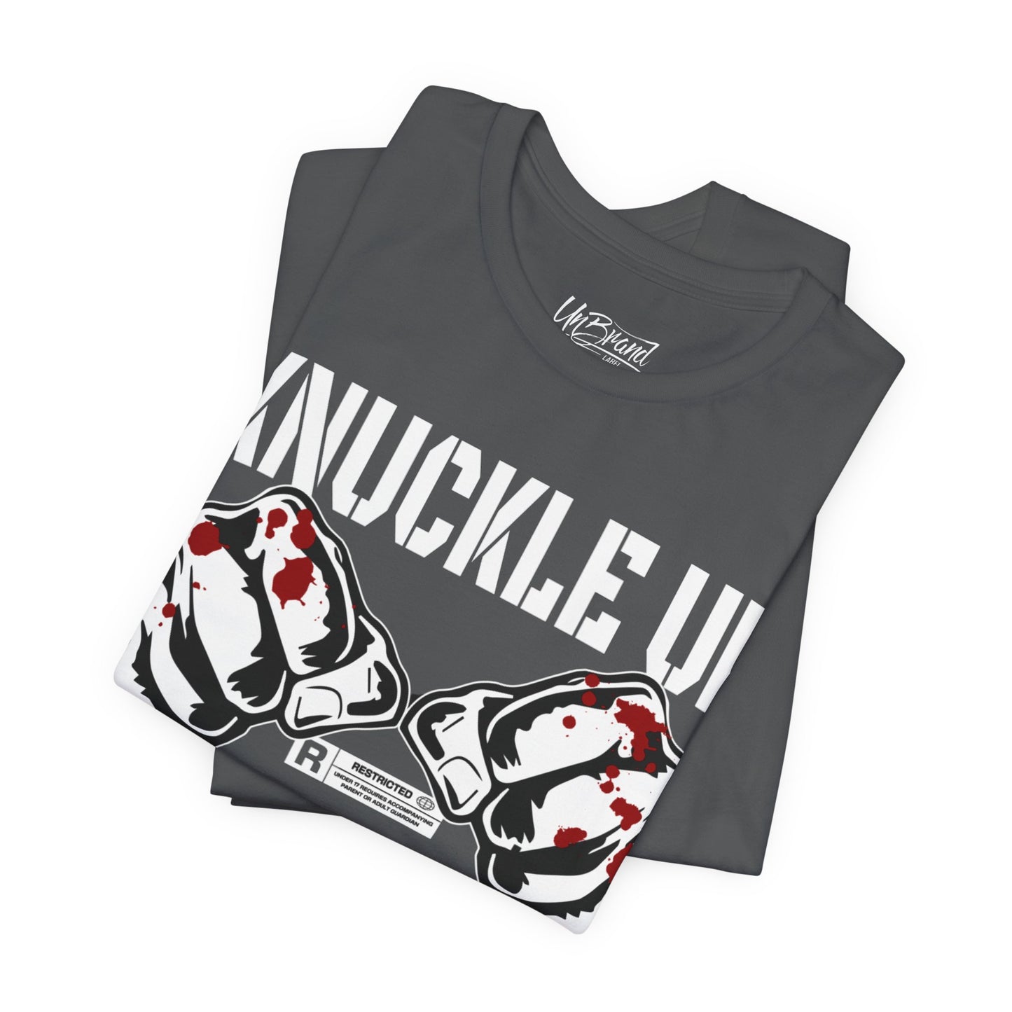 Knuckle Up fists graphic Tee | Don't Be Scared boxing design