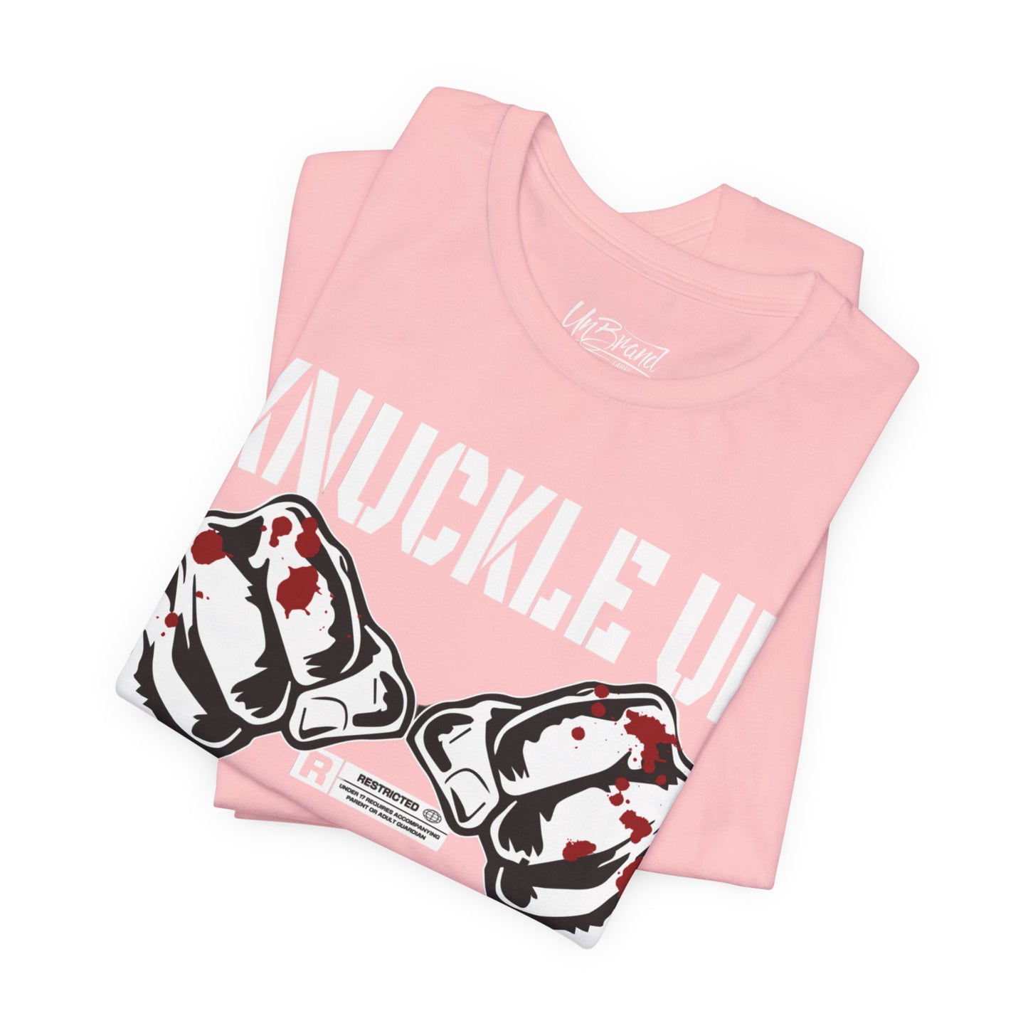 Knuckle Up fists graphic Tee | Don't Be Scared boxing design
