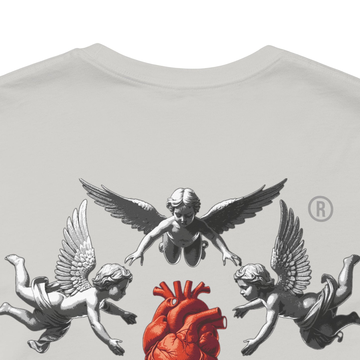 Heart on the front | Angel guard my heart on the back| graphic |Unisex