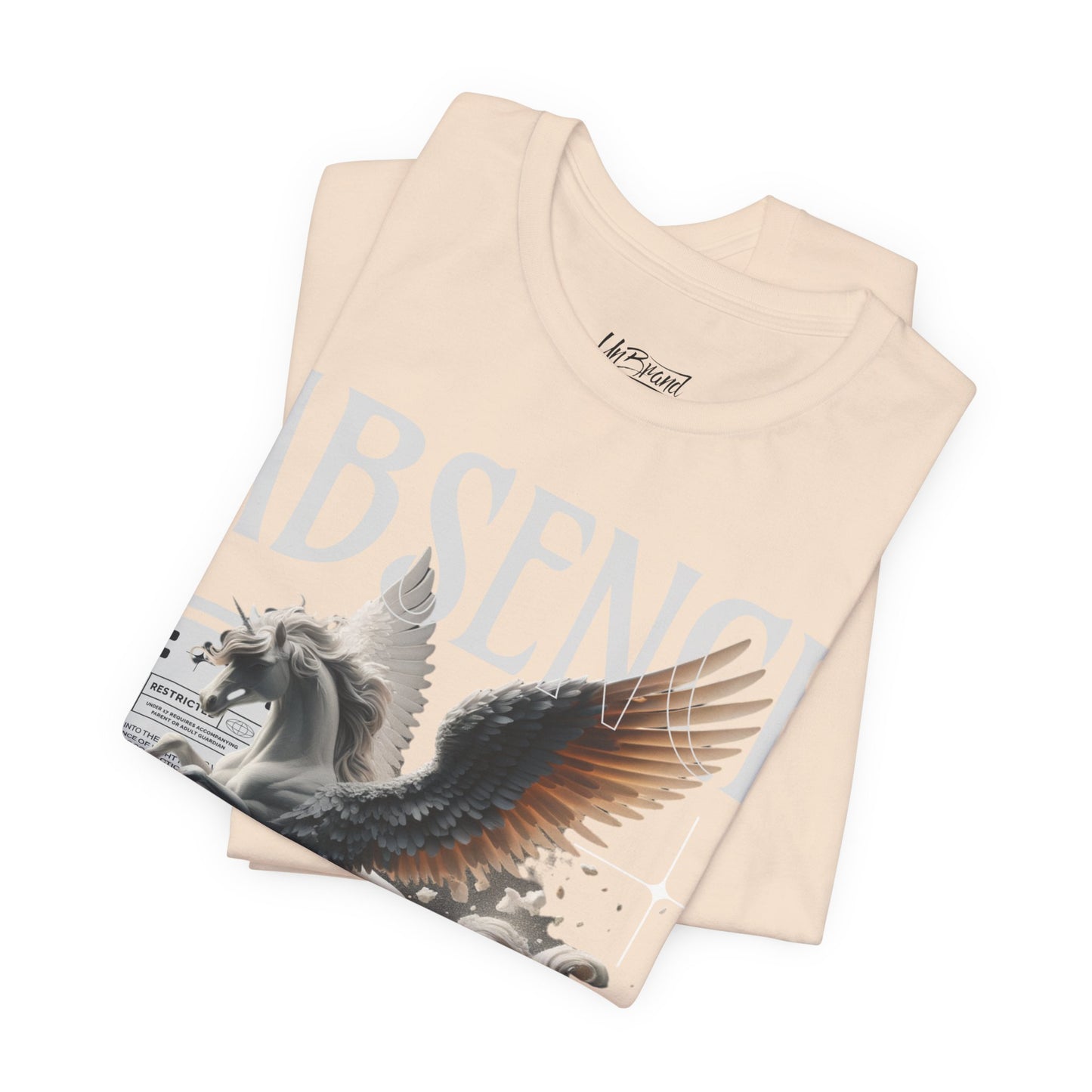 Pegasus Graphic Tee — 'Absence of Light' Vintage Mythic Horse T-Shirt