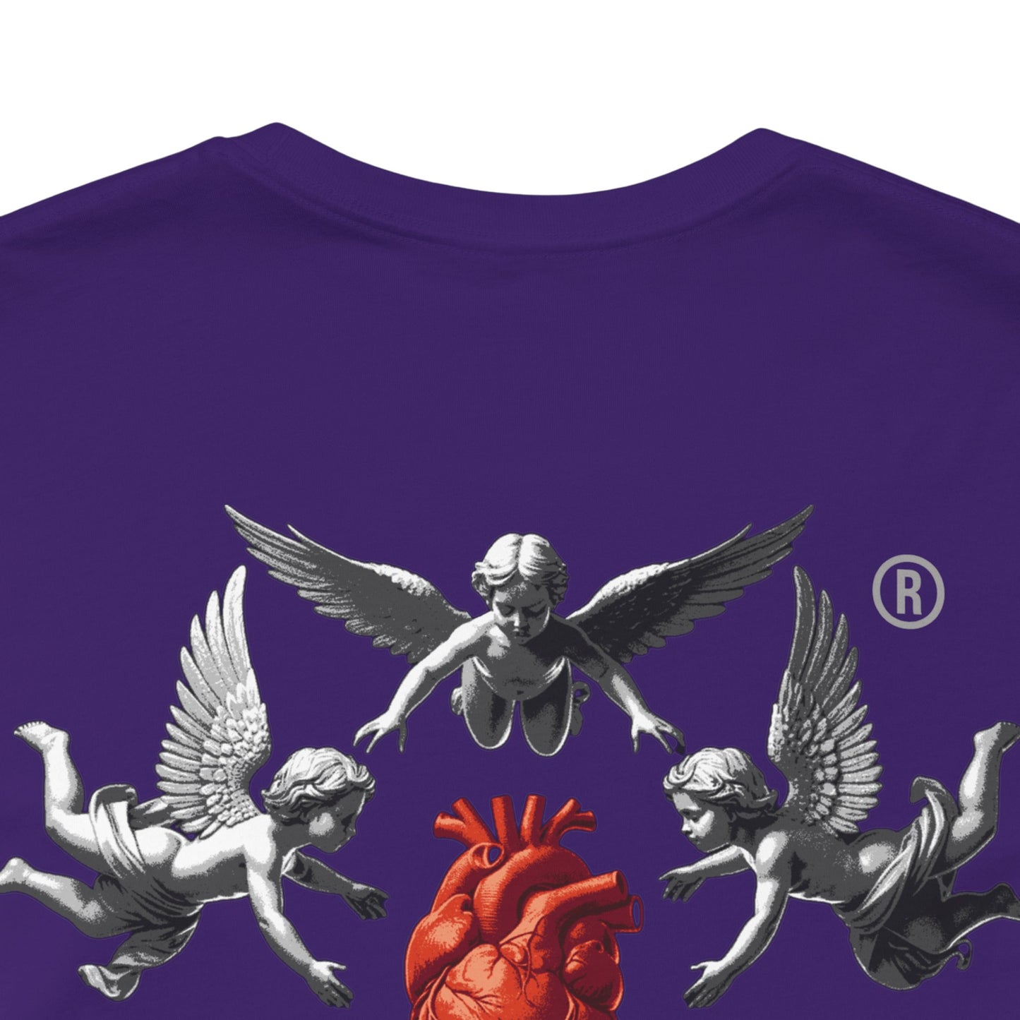 Heart on the front | Angel guard my heart on the back| graphic |Unisex