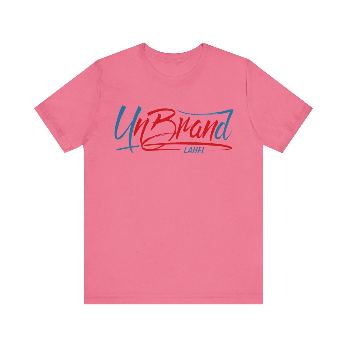 UnBrand Label Graphic Tee — Retro Script Logo T‑Shirt