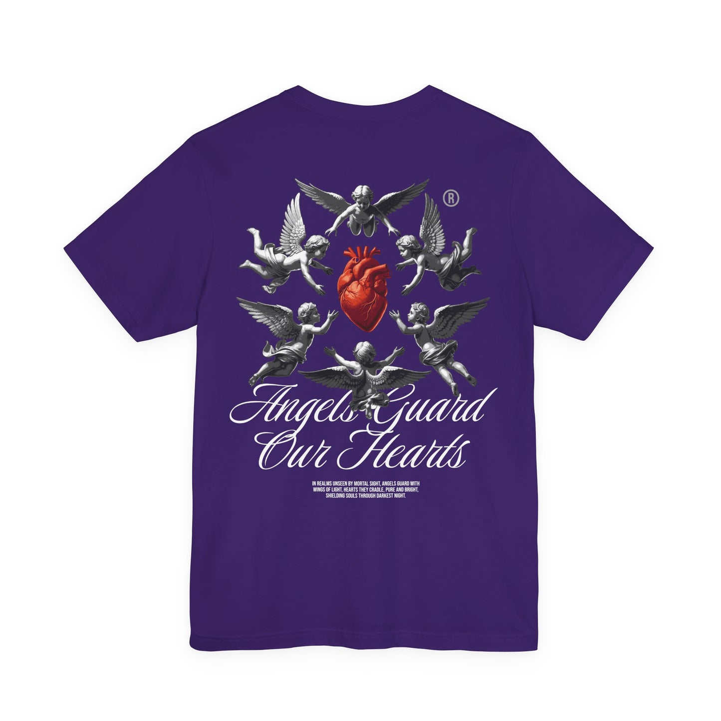 Heart on the front | Angel guard my heart on the back| graphic |Unisex