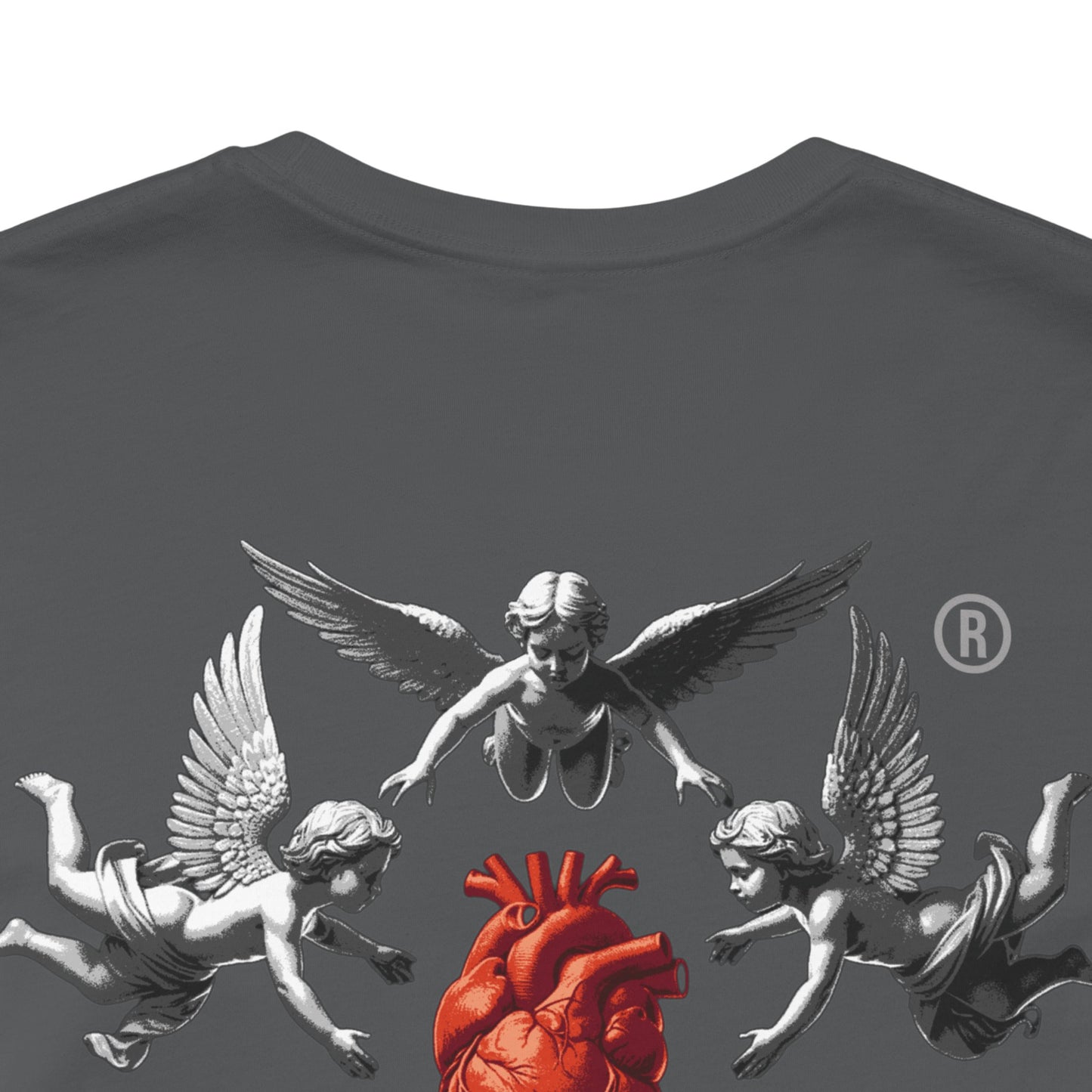 Heart on the front | Angel guard my heart on the back| graphic |Unisex